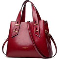 Women Crossbody Handbags Genuine Leather Satchel Handbags For Women Top-Handle Shoulder Tote Purses