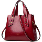 Women Crossbody Handbags Genuine Leather Satchel Handbags For Women Top-Handle Shoulder Tote Purses