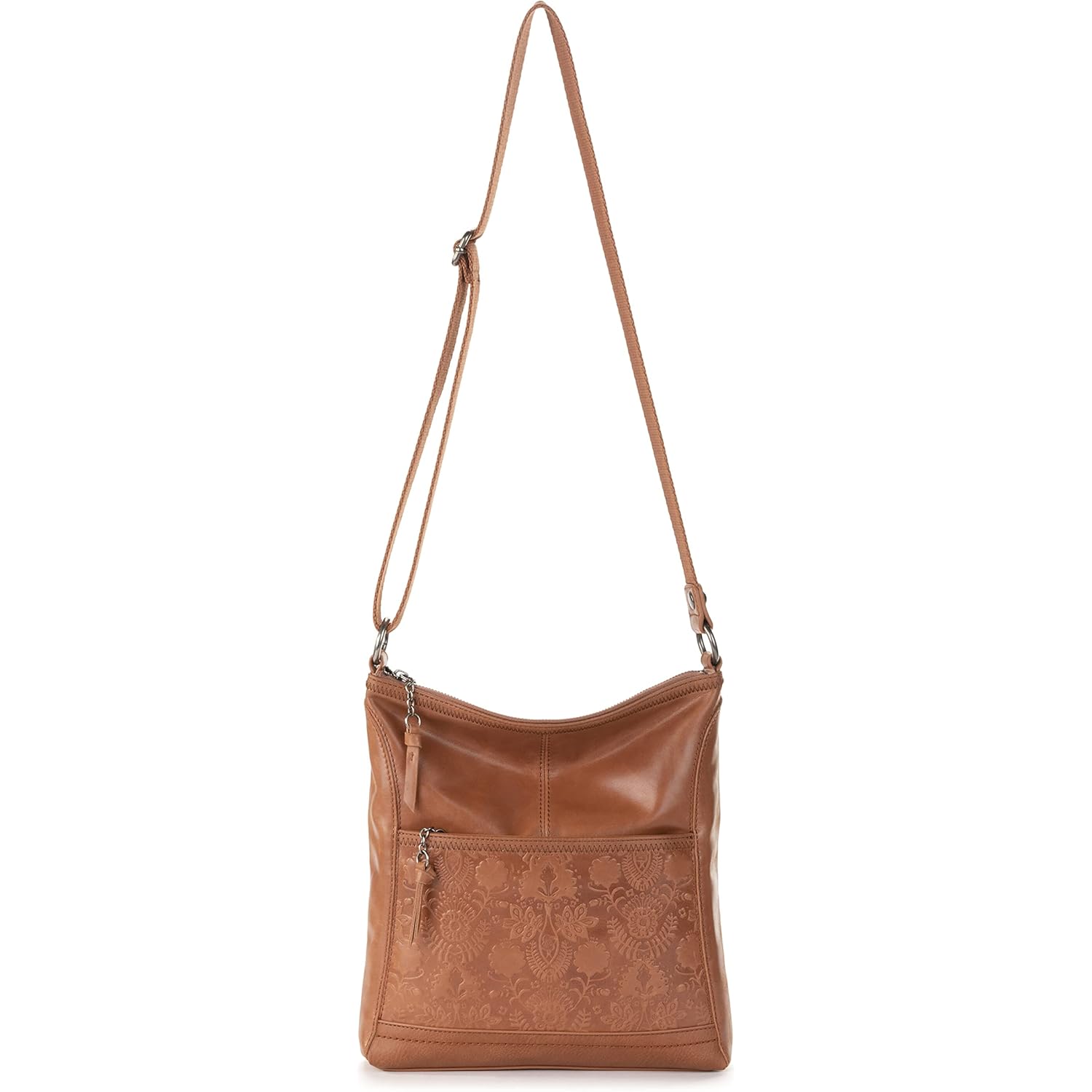 The Sak iris Leather Crossbody Purse - Women's Handbag for Everyday & Travel - Cross Body Bag With Zipper Closure