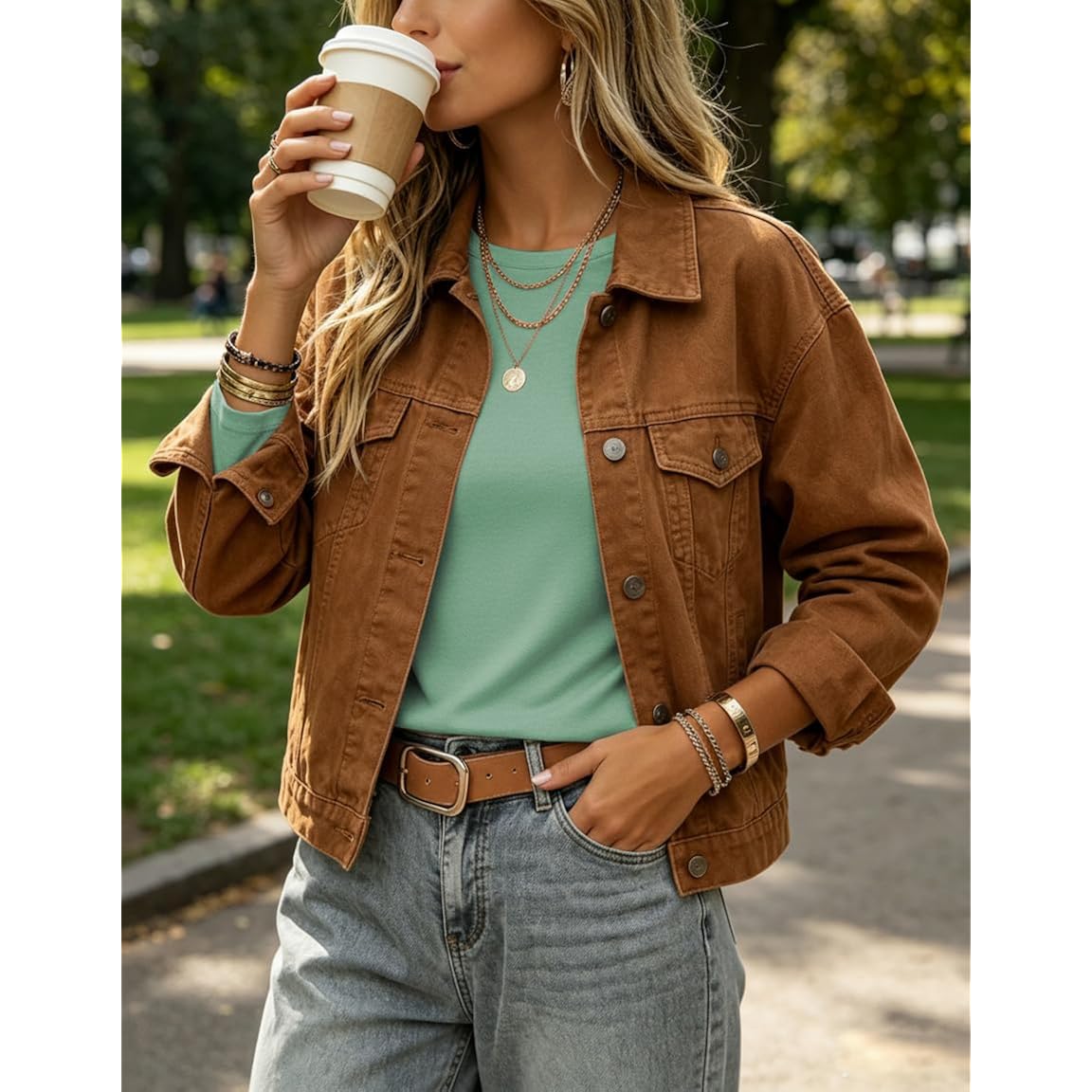 Zeagoo Women's Casual Shirts Long Sleeve Tops Soft Crewneck Tshirts Basic Tee Business Workout Outfit 2026 Fall Clothes