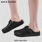 Arch Support Work Clogs Slip Resistant Orthopedic Shoes For Chef Nurse Garden Comfortable, Slip-On Cushion Slide Sandals