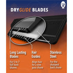 Bakblade 2.0 & 3.0 Compatible Replacement Blades - DryGlide Blade Cartridges (12 Pack)