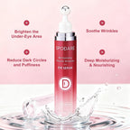 Spodare Eye Serum, Dark Circles Under Eye Treatment With Caffeine And Retinol, Hyaluronic Acid, Niacinamide And Peptides For Puffiness, Fine Lines And Wrinkles, 360° Massage Ball, 0.5 Fl Oz