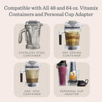 Vitamix 5200 Blender, Professional-Grade Blender For Smoothies, Soups, Ice Cream And More, Stainless-Steel Blades, Self-Cleaning Kitchen Appliance, 64 Oz Container, Black