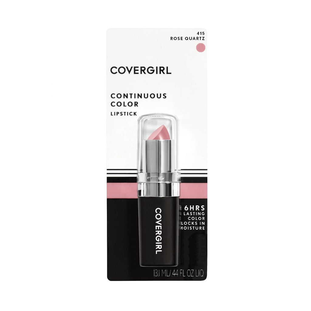 Covergirl Continuous Color Lipstick Rose Quartz 415, .13 Oz (Packaging May Vary)