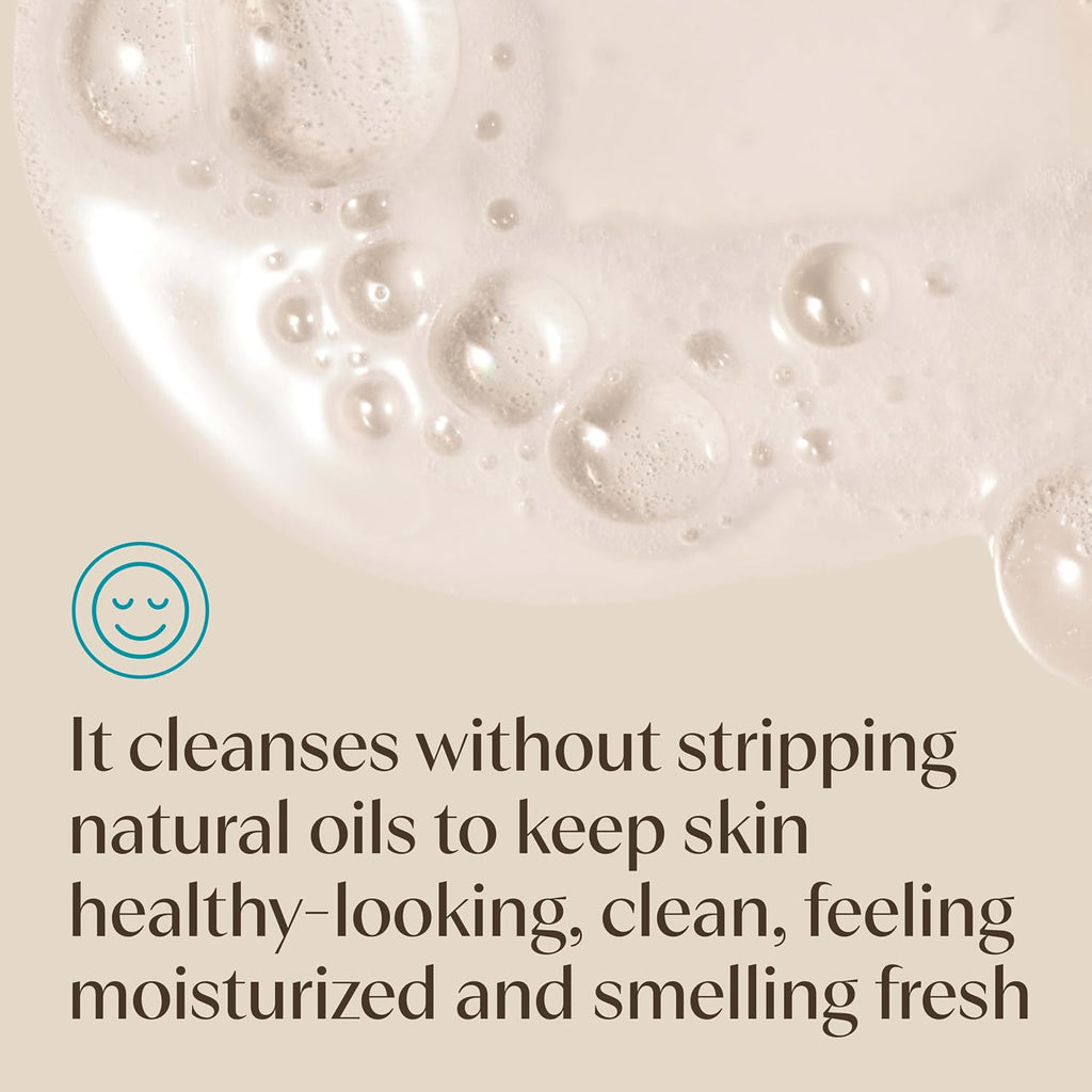Aveeno Kids Sensitive Skin Face & Body Wash, Nourishing Oat Extract, Wash Away Dirt And Germs Without Drying, Kids Body Wash Is Tear-Free, Hypoallergenic, Sulfate- & Dye-Free, 18 Fl Oz