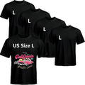 Joyclub 5 Pcs Black Blank T Shirts Bulk Crew Neck Short Sleeve Wholesale Plain Polyester Shirt Tee For Diy Daily Wear