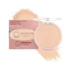 Mineral Fusion Pressed Powder Foundation - Matte Finish Face Powder For Fair Skin With Peachy Undertones - Age Defying Foundation Makeup - Talc Free, Hypoallergenic, Cruelty-Free (Neutral 1)