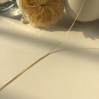 Minimalist Thin Gold Chain 18K Gold Plated Thin Box Chain Necklace Short Small Gold Chain Choker Necklaces for Women