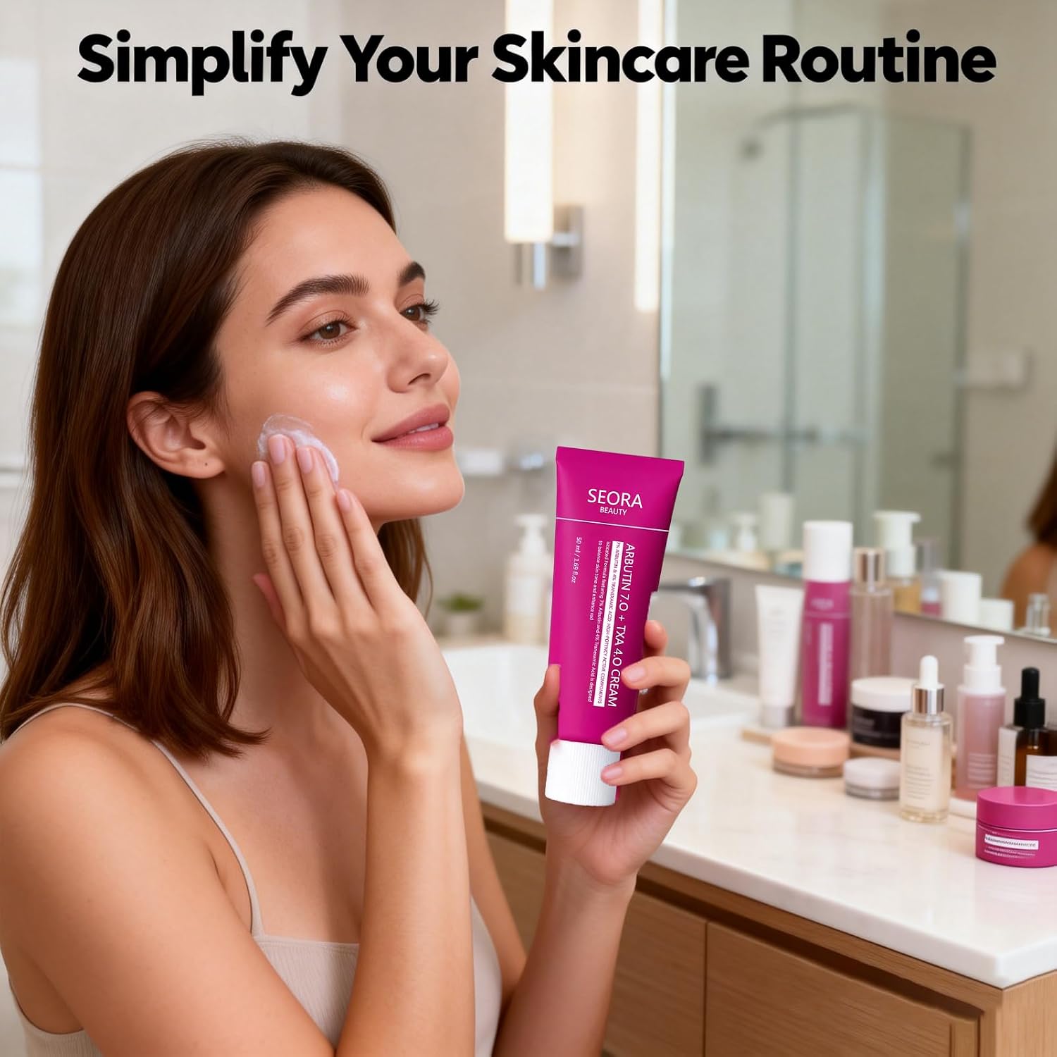 Brightening Cream For Face & Body, Hydrating, Non-Irritating Skin Cream (1 Pack)