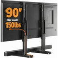 Perlegear Universal TV Stand Legs for Most 37–86 90 Inch TVs up to 150 lbs, Height Adjustable TV Legs Replacement Suitable for Soundbar, Table Top Stand Base Max VESA 800 x 500mm, PGTVS20