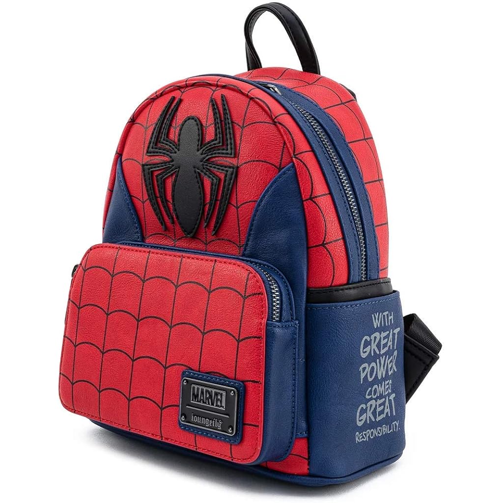Loungefly Marvel Spider Man Classic Cosplay Womens Double Strap Shoulder Bag Purse