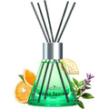 Reed Diffuser Set For Home, Citrus Scented Diffuser With 6 Diffuser Sticks, Home Fragrance Scent Essential Oil Stick Diffuser For Christmas Shelf Decor,3.4 Oz