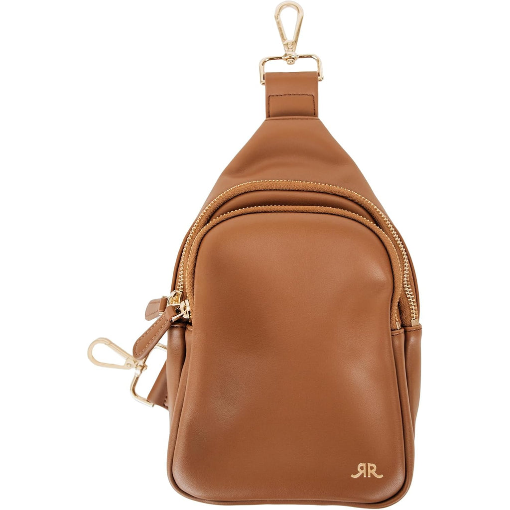 Ruby+Rae The Duo Camera Harness & Crossbody Bag, Camera Harness With Removable Crossbody Bag, Vegan Leather, Suede Interior