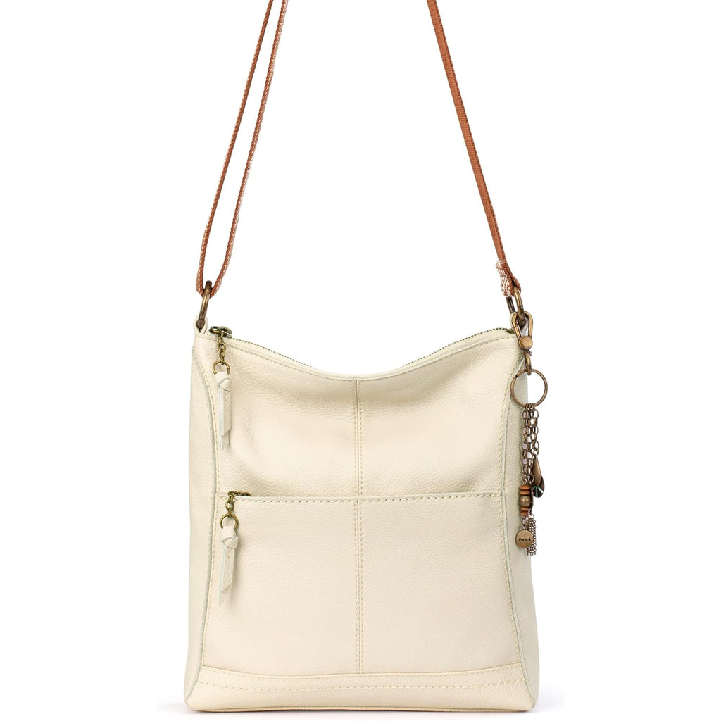 The Sak Lucia Leather Crossbody Purse - Premium Leather Women's Handbag for Everyday & Travel - Cross Body Bag With Zipper