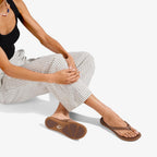Olukai Honu Women'S Beach Sandal, Soft & Comfortable Full-Grain Leather, Easy Slip-On Flip-Flops, Everyday, All-Day Comfort & Style