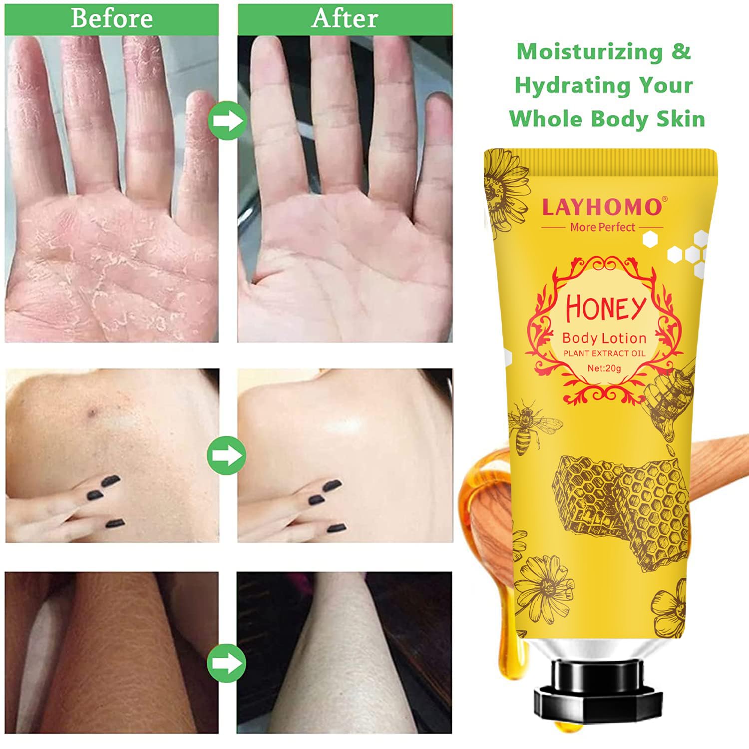 20 Pack Mini Body Lotion Gift Bulk For Dry Skin,Travel Size Small Body Cream With Shea Butter Natural Fragrance Moisturizing Body Lotion For Women Men,Gifts For Women,Gift For Her Thank You Gift