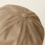Summer Newsboy Cap For Women Breathable Linen Octagon Hat Wide Brim Gatsby Cabbie Cap Soft Paperboy Hat 2026