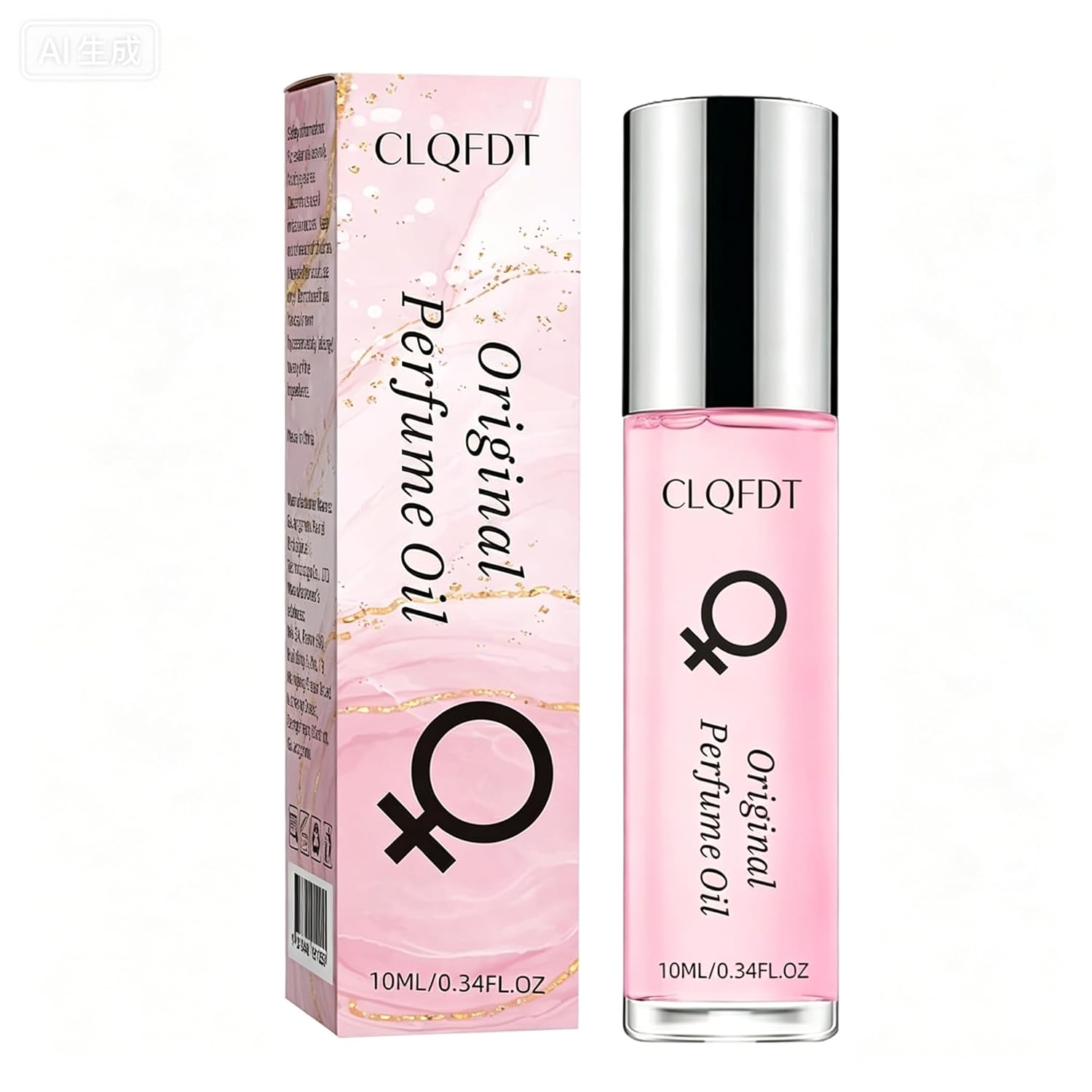 Original Perfume Oil for Women, 10ml Roll-On Fragrance with Lychee, Raspberry, Rose & Musk, Long Lasting Scent, Unique Floral Fruity Perfume