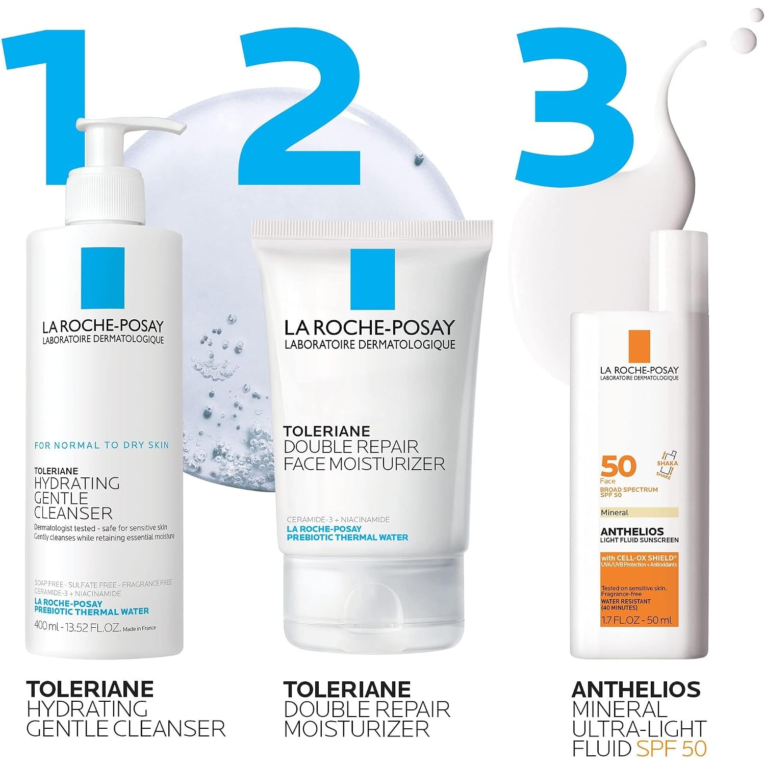La Roche-Posay Anthelios Sunscreen Spf 50, Ultra-Light Fluid Broad Spectrum Spf 50