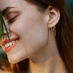 Sterling Silver Threader Chain Dangle Earrings,Versatile & Comfortable Hypoallergenic Silver Earrings 4.8 Inches
