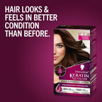 Schwarzkopf Keratin Permanent Hair Dye Cream, 4.6 Intense Cocoa, Professional Quality Color for Up to 100% Gray Coverage, Bond Enforcing System