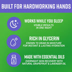 O'Keeffe's Working Hands Hand Cream Plus Night Treatment Cream Bundle - 3 oz Tubes (2 total) - Repairing Skincare for Cracked, Dry Hands