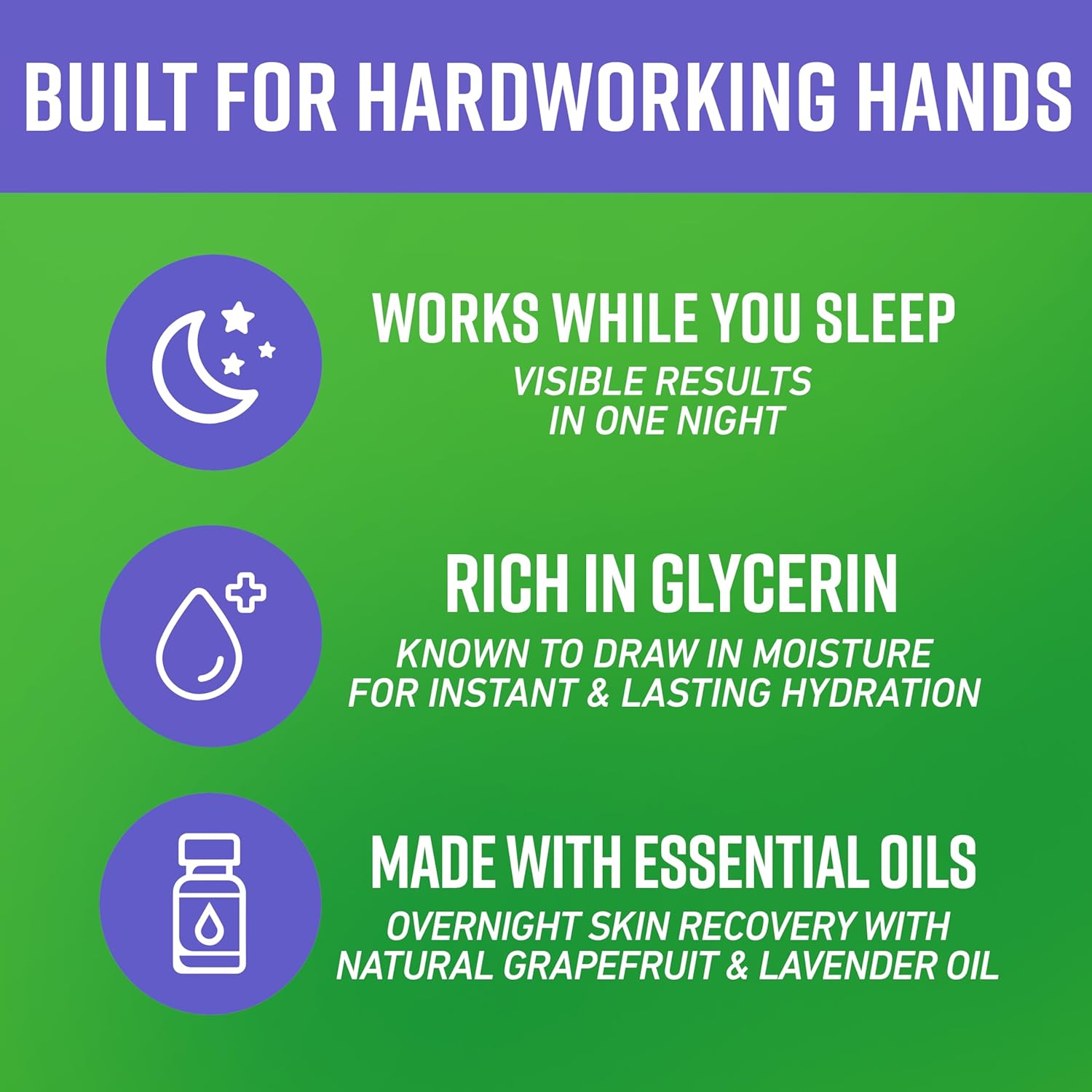 O'Keeffe's Working Hands Hand Cream Plus Night Treatment Cream Bundle - 3 oz Tubes (2 total) - Repairing Skincare for Cracked, Dry Hands