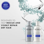Nexxus Therappe Shampoo and Humectress Conditioner, Travel-Size – Ultimate Moisture for Dry Hair with Elastin Protein and Green Caviar, 3 Oz Ea