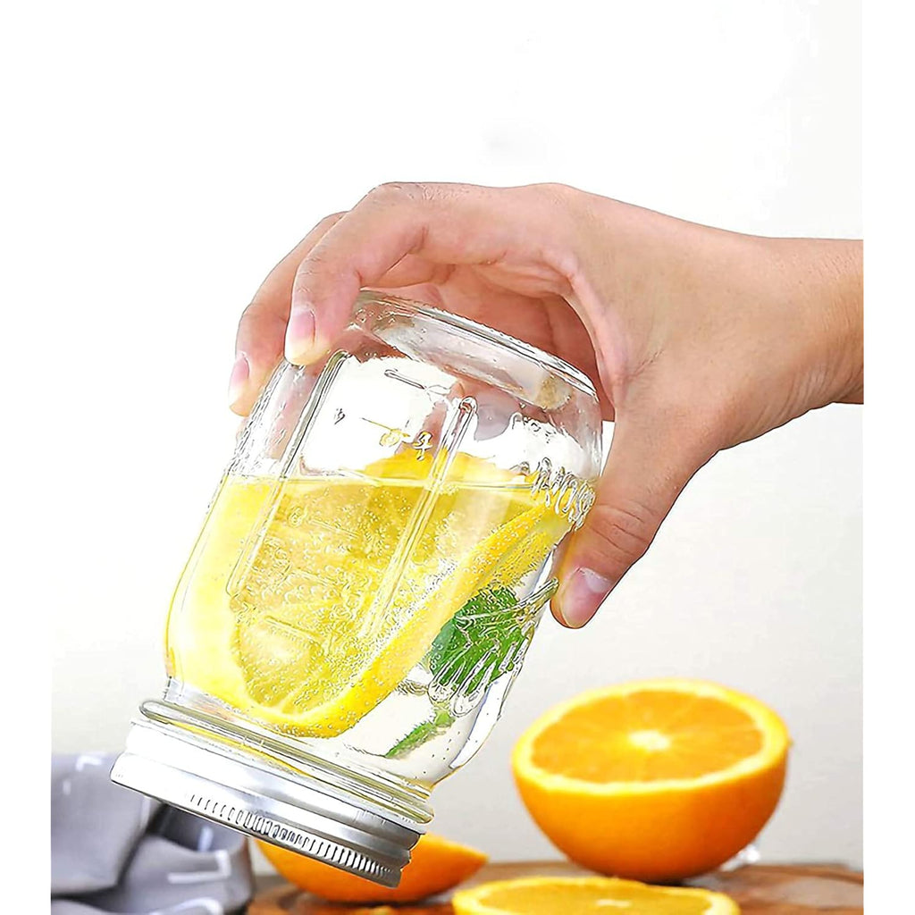 Wide Mouth Canning Lids and Rings for Ball or Kerr,Mason Jar Large Lids and Bands Set of 12