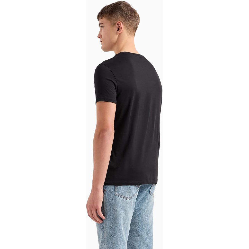 Armani Exchange Men'S Solid Colored Basic Pima Crew Neck