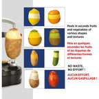 Starfrit Rotato Express Electric Peeler - 2 Spare Blades - Safe & Easy To Use - Effortlessly Peels Vegetables And Fruit