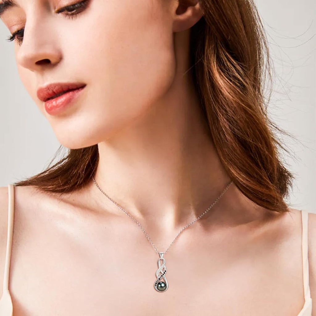 NONNYL Birthday Gifts for Women Wife Pearl Necklace-Valentinees Gift for Her Grandma Mom on Christmas Day Mothers Day Wedding Gifts Anniversary