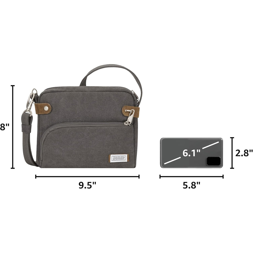Travelon Anti-Theft Heritage Small Crossbody Bag
