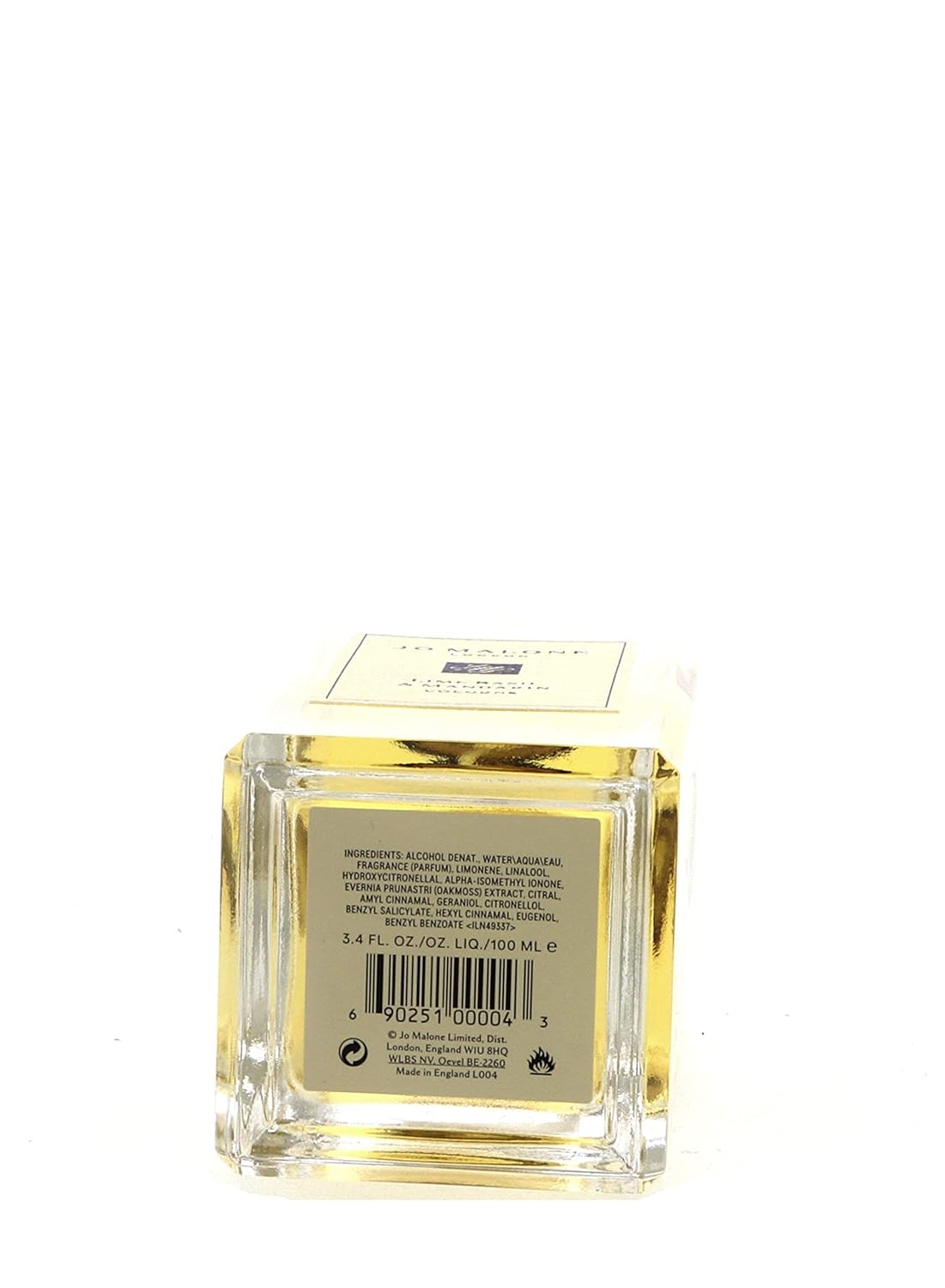 Jo Malone Lime Basil & Mandarin Cologne Spray, clear, 3.4 Ounce