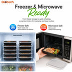Meal Prep Containers 24Oz-100 Pack (200-Piece) Reusable Food Storage Containers With Lids Microwave, Freezer, Dishwasher Safe - Leakproof & Bpa Free Durable Plastic Bento Box For To Go Take Out