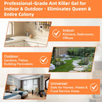 48 Pack Ant Bait Gel Stations For Common Household Ants, Indoor & Outdoor Ant Traps, Effective Carpenter Ant Killer For Home, Kitchen, Garden, Ready-To-Use & No Mess Ant Gel Bait Kills The Colony