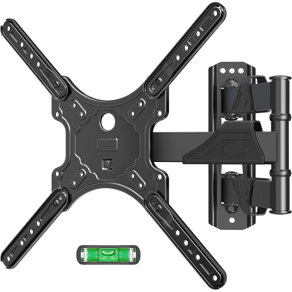 Mountup Full Motion Tv Wall Mount For Most 26-60 Inch Tvs, Max Vesa 400X400Mm Wall Mount Tv Bracket With Swivel Tilting Extension Level Adjustment For Led Lcd Flat Curved Tvs Up To 77 Lbs, Mu0018