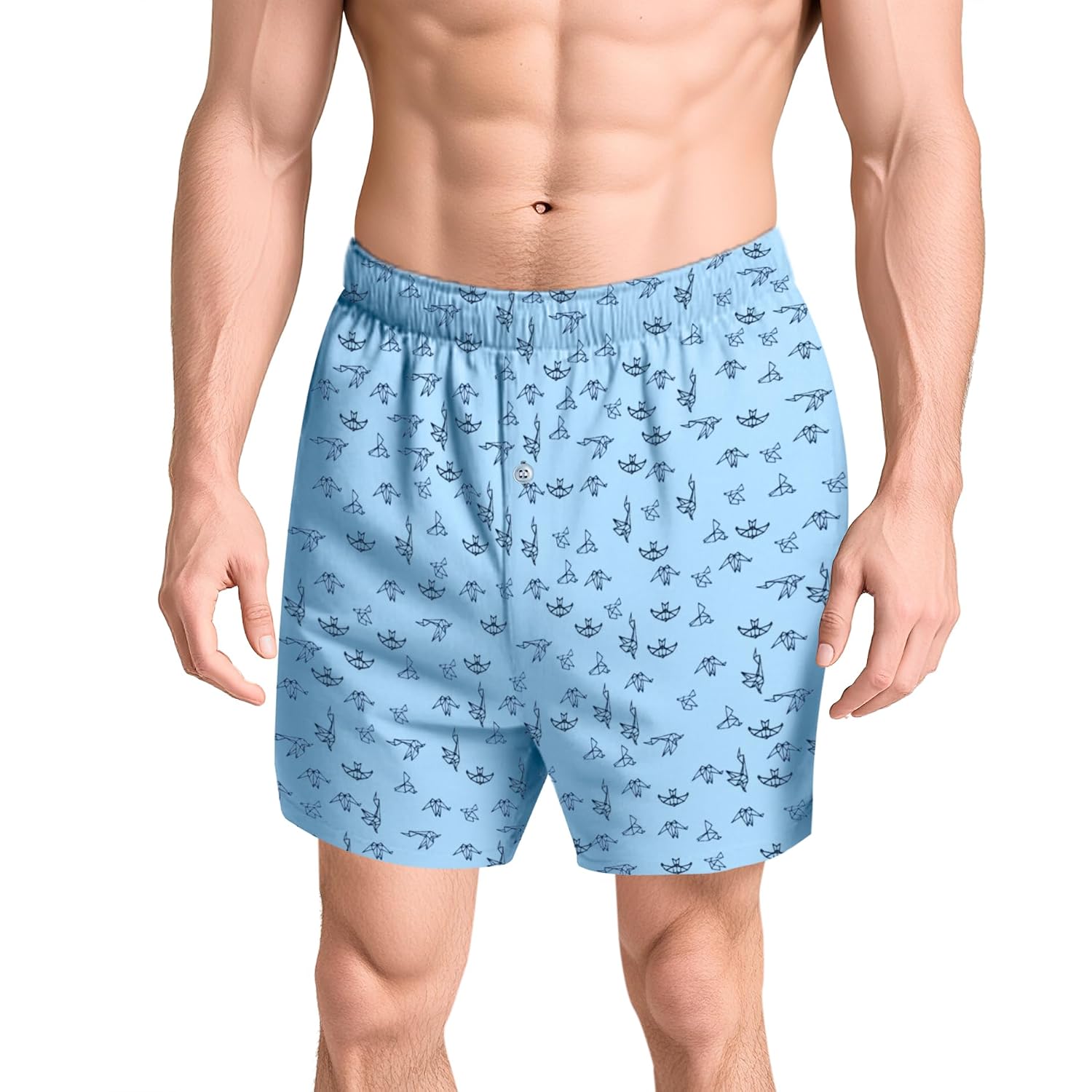 Moacc M Boxers For Men - Men'S 100% Cotton Boxer Briefs Underwear Premium Quality Shorts