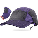 Foldable Lightweight Outdoor Sports Baseball Cap, Breathable Quick Dry Upf 50+ Sun Hat, Waterproof Adjustable