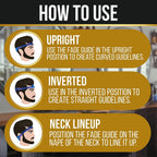 Hands-Free Fade Guide For Men – Silicone Haircut Template For Clippers | Neckline Shaver Guide | Diy Self Haircut Tool