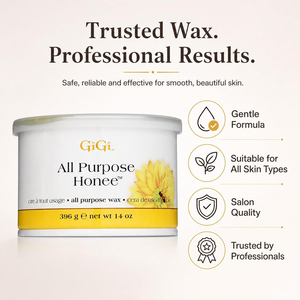 GiGi All Purpose Honee Wax 14 oz (Pack of 2)