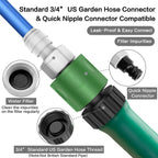 Haowin Upgraded Misters For Outside Patio, 3 Nozzles Fine Mist Leakproof 6.6Ft Aluminum Bendable Hose Mister, Misting System For Patio Misters For Cooling Outdoor Greenhouse Chicken Coop Trampoline