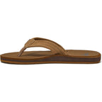 Quiksilver Carver Suede Flip Flops For Men, Arch Support Athletic Mens Sandals, Thong Mens Slides