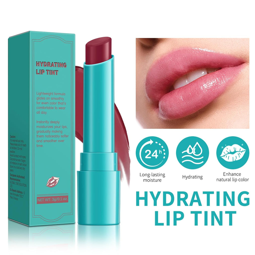 4 Pcs Lip Tint Hydrating, Moisturizing Tinted Lip Balm, Long-Lasting Waterproof Lip Gloss Lipstick Set, Natural Lip Moisturizer With Vitamin E, Non-Stick Cup Lip Tint Stain (01#)