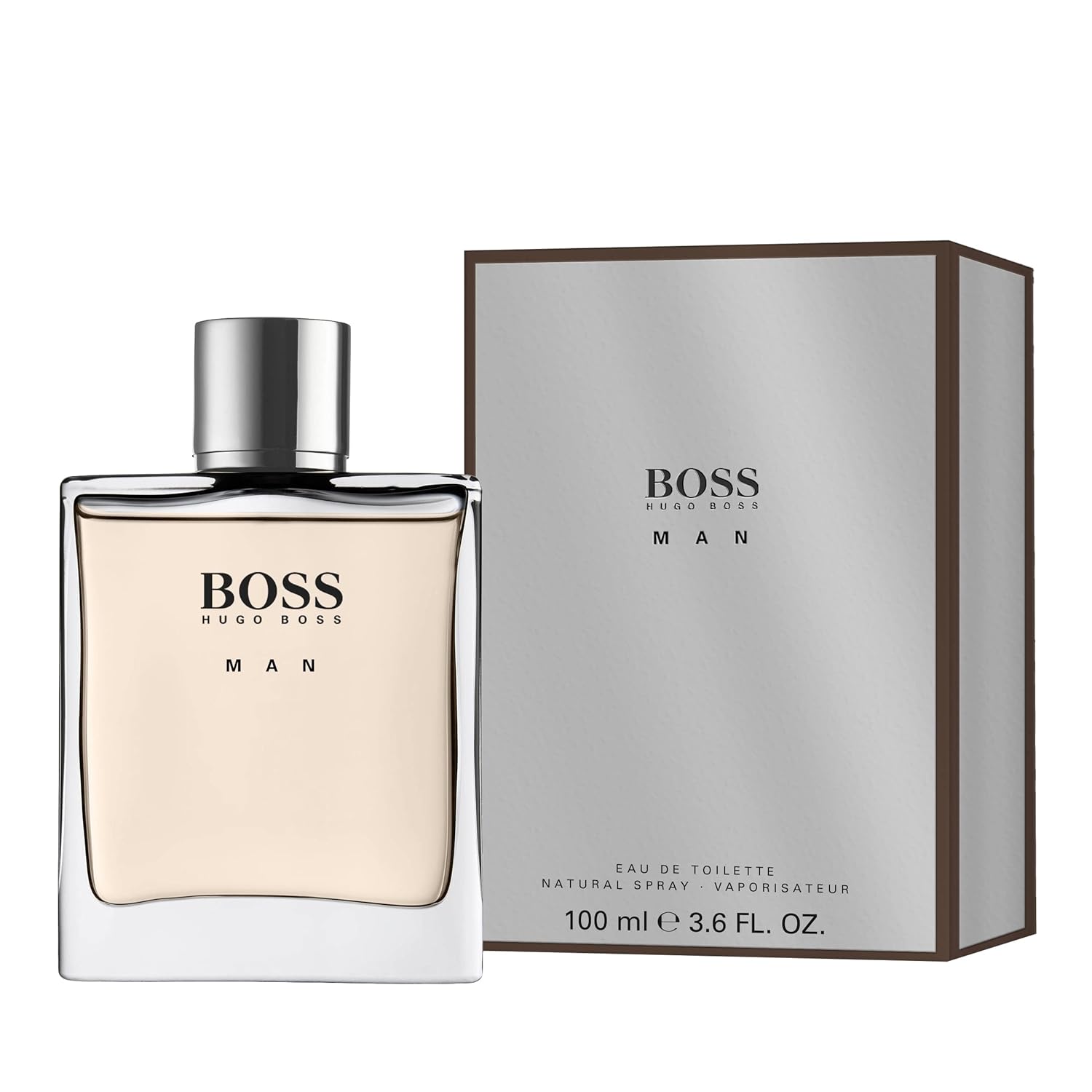 Hugo Man Eau de Toilette – Aromatic Men's Cologne – With Notes of Apple, Cardamon, Szechuan Pepper, Vanilla Bean & Wood – Luxury Perfumes for Men – Long Lasting Fragrance
