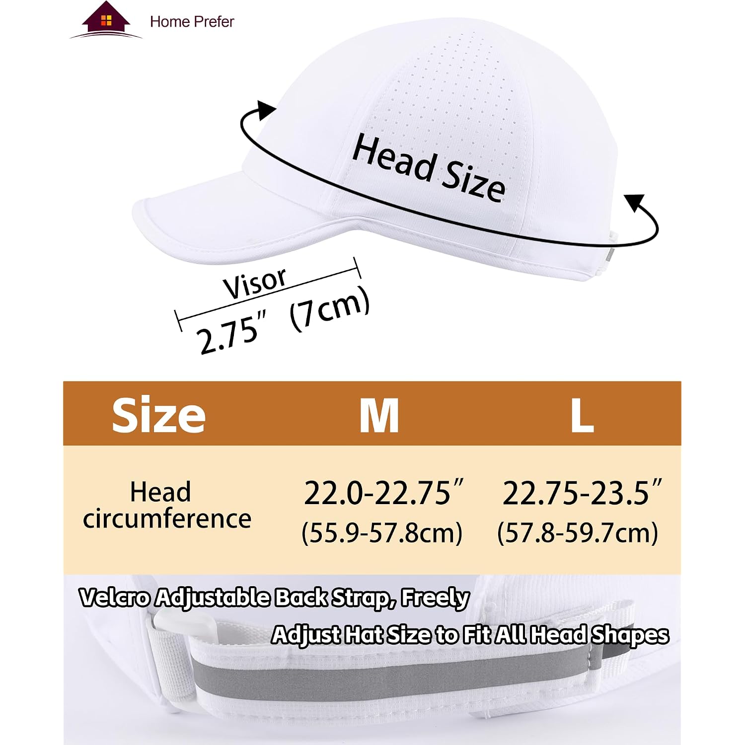Home Prefer Upf50 Sun Hat For Men Women Reflective Water Repellent Quick Dry Baseball Cap Golf Running Outdoor Sport Hat