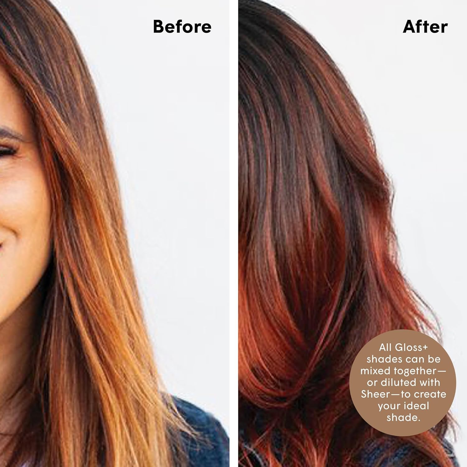 dpHUE Gloss+, Copper - Boosts Fading & Faded Hair Color - 8-12 Applications per Bottle - Lasts Up to 8 Washes