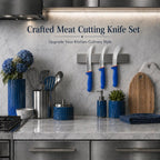DRAGON RIOT 3 Pcs Butcher Knife Set, Stainless Steel Boning & Carving Knives, Sharp Kitchen Cutlery for Meat Cutting Trimming, Perfect for Home Kitchen, Outdoor Camping BBQ & Holiday Gift