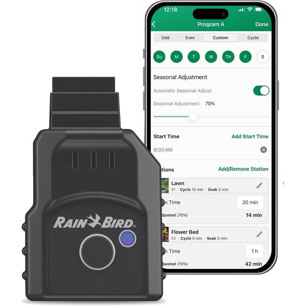 Rain Bird Lnk2 Smart Wifi Module 2Nd Generation - Irrigation Controller Wifi Upgrade, Remote App Control, Quick Pair Setup, Compatible With Tru, Esp-Tm2, Esp-Me3, Esp-Rzxe And Esp-Lxme2